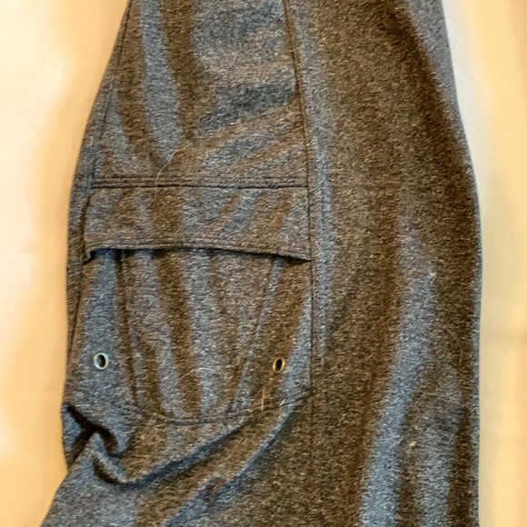 Athleta Gray Heathered wide leg cargo pant Small - Picture 6 of 9
